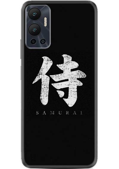 Infinix Hot 12 Kılıf Resimli Desenli Baskılı Silikon Samurai 1340
