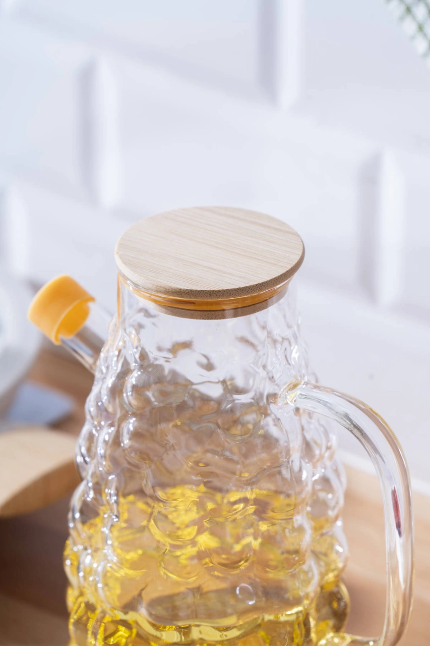 Acar Lume Cam Üzüm Yağdanlık - 1000 Ml Şeffaf