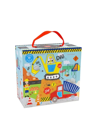 Floss & Rock Ahşap Figürlü Oyun Kutuları Construction 45p6473