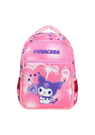 Waddell Pembe Kuromi Desenli İlkokul Çantası Beslenme Çantalı 25211 Açık Pembe