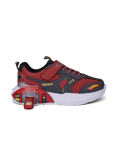 Nstil Günlük Erkek Çocuk Spor Ayakkabı Cırtlı Lastik Bağcık Garaj Detaylı Taban Rahat Sneaker 58272 Kırmızı