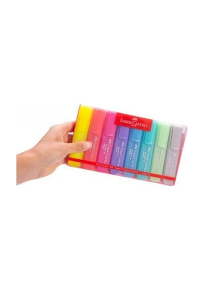 Textliner 1546 Pastel Fosforlu Kalem 8 Li Poşet Mavi