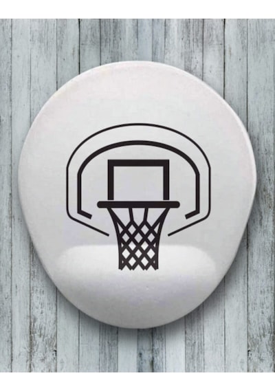 Basketball Oval Bilek Destekli Mouse Pad Mousepad
