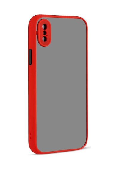 Apple Uyumlu iPhone XS 5.8 Kılıf Zore Hux Düğme Ve Kapak Zıt Renk Kılıf