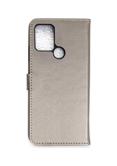 Tecno Pova Kılıf Trend S Plus Kapaklı Kılıf - Gri -