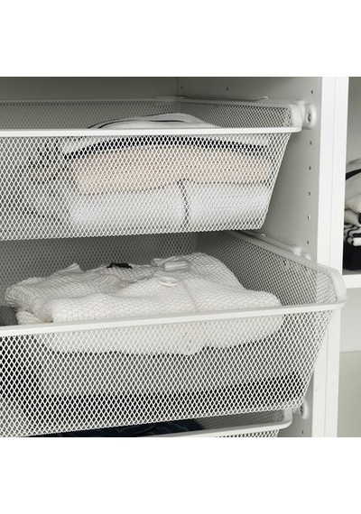 Ikea Komplement Tel Sepet, Beyaz, 75x58 Cm
