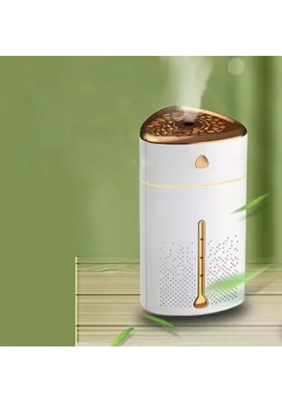 Alpera Home - Hava Nemlendirici 1000ml Su Haznesi - 6 Farklı Işık - Beyaz Renk - Aroma li