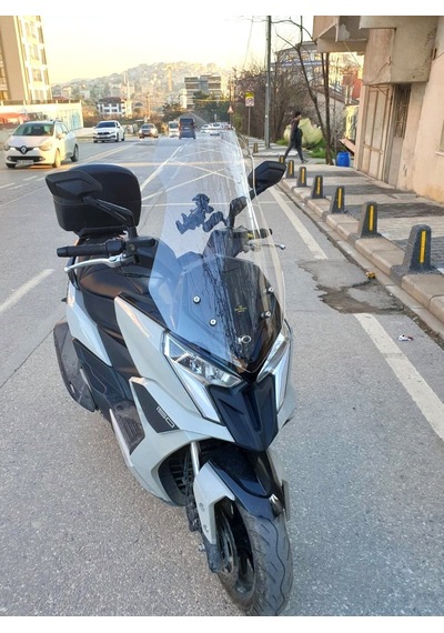 Motocam Kymco Dink R 150 Ön Cam 2023-2026 Model 77cm Şeffaf Renkli 4mm