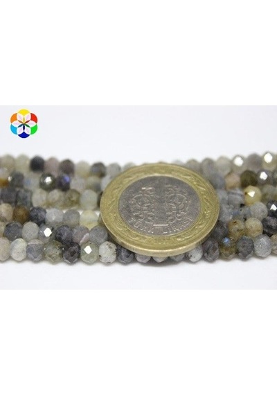 Labradorit Taşı Faset Kesim 4.5-5Mm Aralığı/5 Adet