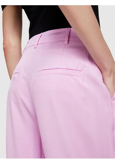 Sisley Viskoz Önü Pileli Geniş Paça Pantolon Kadın Sarı Pantolon - 324p49nmlf057