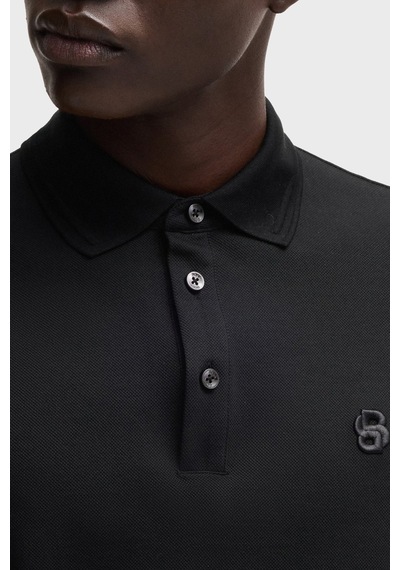 Boss Erkek Polo Yaka T Shirt 50533355 001 Siyah Siyah