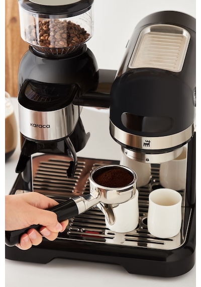 Karaca Coffemaid Kahve Öğütücülü 19 Bar Basınçlı Kahve Makinesi 1.4 L