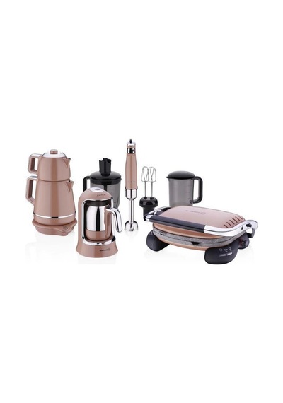 Korkmaz 15 Parça Elektro Set Mocha A1850