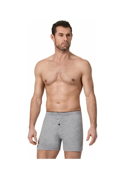 125 Namaldı Erkek Boxer Havlu Gri