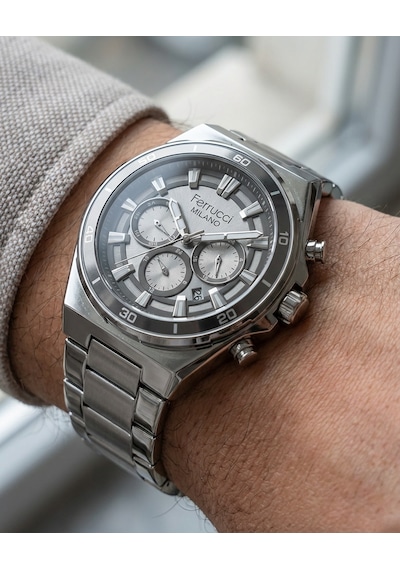 Ferrucci Erkek Kol Saati L-03291m.3 Gümüş
