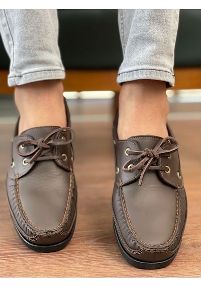 Muggo Dexter Hakiki Deri Erkek Günlük Klasik Casual Ayakkabı