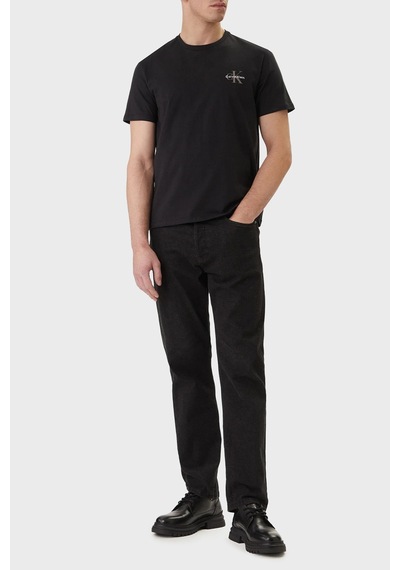Calvin Klein Erkek T Shirt Lv04rf278g Ub1 Siyah Siyah