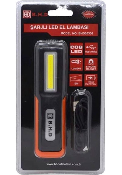 Bhd Şarjlı Led El Lambası Küçük Bhd00356
