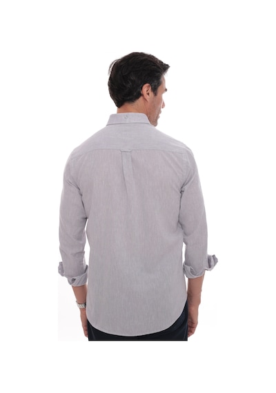 Slim Fit Uzun Kol Yaka Düğmeli Nefes Alan Keten Hediye Kutulu Erkek Gömlek Fs-004548 - Gri-3243 Slim Fit Uzun Kol Yaka Düğmeli Nefes Alan Keten Hediye Kutulu Erkek Gömlek Fs-004548 - Gri-3243