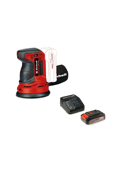 Einhell TE-RS 18 Lİ-Solo Eksantrik Zımpara + 1 x 2.5 AH Starter Kit Akü Ve Şarj Aleti