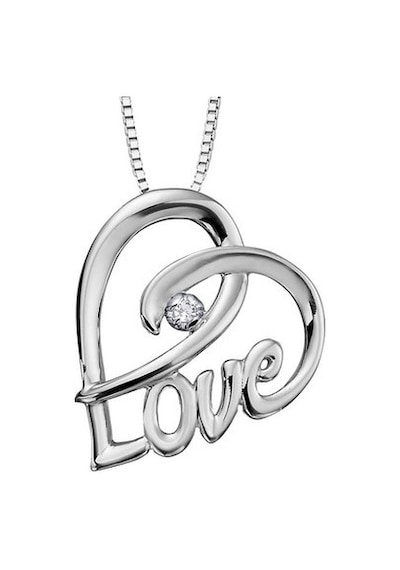 Pırlanta Altın Kalp "Love" Kolye N11.2147