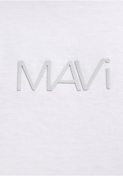 Mavi - Mavi Logo Baskılı Beyaz Tişört 1613884-620