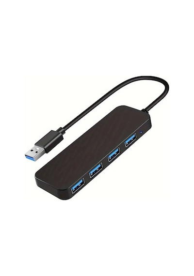 Yüksek Hızlı 4 Portlu Usb 3.0 Hub - Masaüstü, Dizüstü Bilgisayar, Xbox, Flash Sürücüler, Sabit Diskler, Konsollar, Yazıcılar, Pc&amp Amp 39 Ler