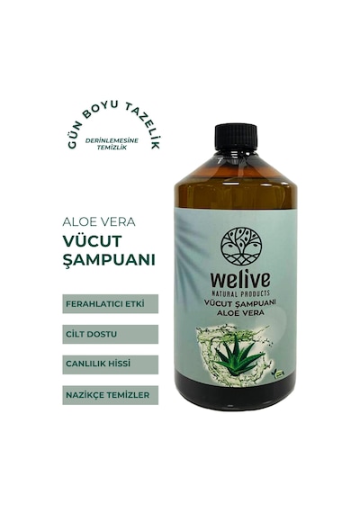 Aloe Vera Duş Jeli 1000 Ml Diğer