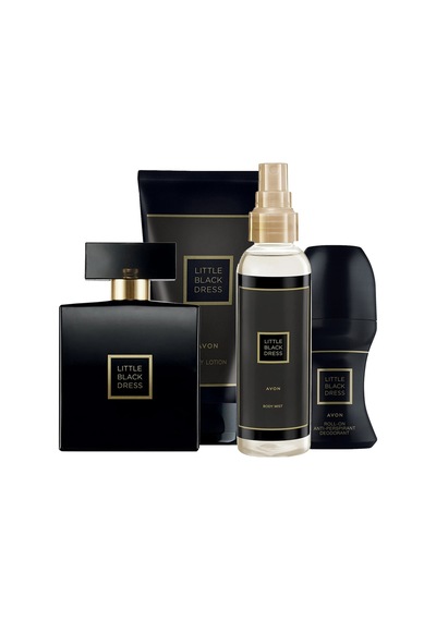 Avon Little Black Dress Kadın Parfüm EDP 50 ML + Body Mist + Roll-On + Vücut Losyonu