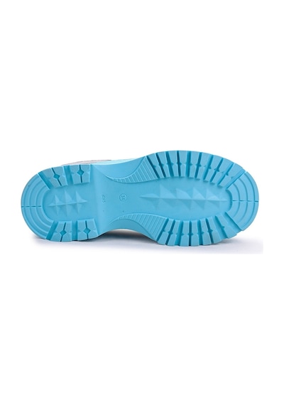 Kiko Kids Termo Taban Kız Çocuk Bot 610 Çatlak Siyah - Turkuaz
