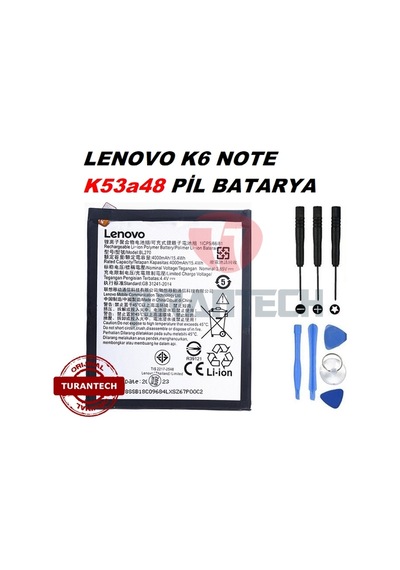 Lenovo K6 Note K53A48 Bl270 Batarya Pil ve Tamir Seti