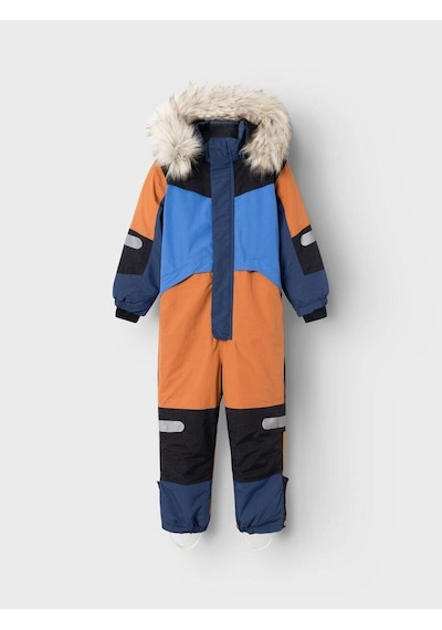 Name It Mını Nmnstorm12 Skı Suıt Block Fo Çocuk Astronot Mont 13230577 Kahverengi