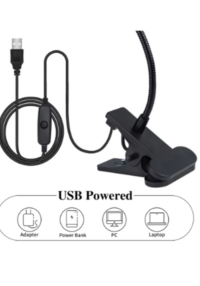 Gaman Portatif Mandallı Mini Uv Led Mor Işık Lamba Manikür Tırnak Kurutucu Siyah