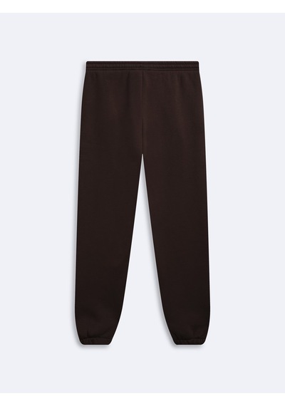 LTB Regular Fit Lastik Paça Basic Kahverengi Eşofman