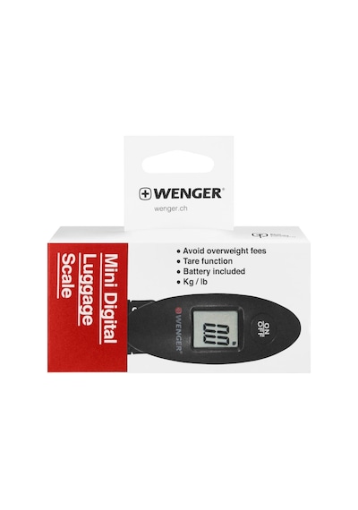 Wenger 611883 Mini Dijital Bavul Tartısı, Siyah Çok Renkli