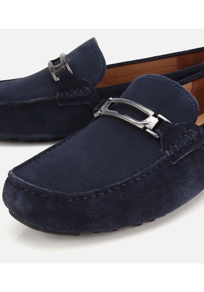 Hotiç Erkek Süet Deri Lacivert Toka Detaylı Günlük Loafer 02ayh319360a680 02ayh319360a680