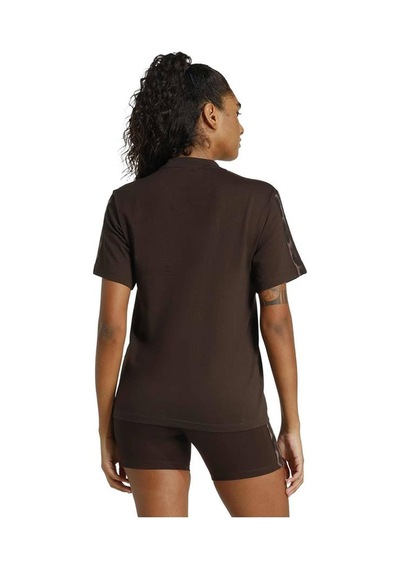 Adidas W Aop 3s T Inf Kahverengi Kadın T-shirt Ke8830