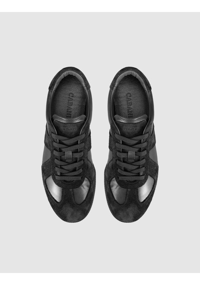 Siyah Süet Deri Kadın Sneaker