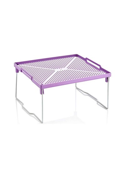 Dolap İçi Düzenleyici Metal Ayaklı Plastik Mutfak Raf Organizer Çok Renkli 98440115