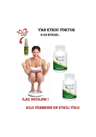 Letucil Biberiye Ve Yeşil Çayın Etkisiyle Destekleyici Ürün 30'lu X 2 Adet