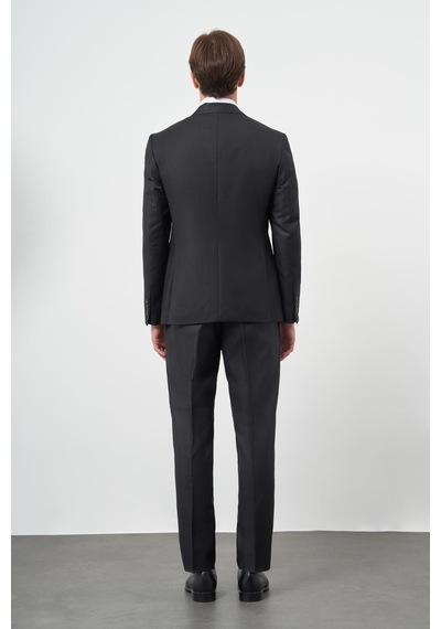 İmza Siyah Düz Gabardin Mono Yaka Tam Astar Çift Yırtmaç 2 Düğme 6 Drop Comfort Fit Classic Takım Elbise 1001245171 Siyah İmza Siyah Düz Gabardin Mono Yaka Tam Astar Çift Yırtmaç 2 Düğme 6 Drop Comfort Fit Classic Takım Elbise 1001245171 Siyah