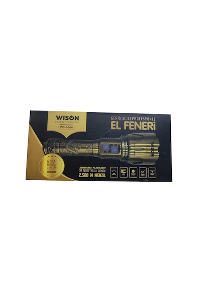 Wison Ws-6666: Performans Ve Sanatın Birleşimi El Feneri Altın