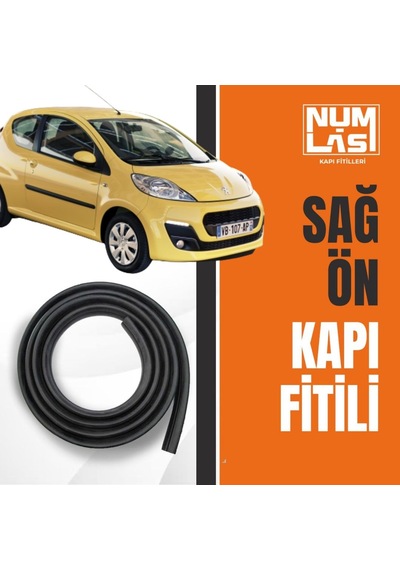 Peugeot 107 Tek Kapı Sağ Ön Kapı Fitili-a Kalite-numlas-nm3742