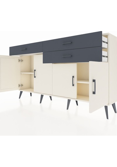 Arges Konsol 2 Raflı 3 Çekmeceli 4 Kapaklı 176x30x99 Aytaşı-aytaş Aytaşı-aytaşı/antrasit Arges Konsol 2 Raflı 3 Çekmeceli 4 Kapaklı 176x30x99 Aytaşı-aytaş Aytaşı-aytaşı/antrasit