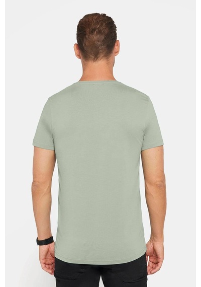Tudors Erkek Slim Fit Dar Kesim Pamuklu Yumuşak Doku Likralı Esnek Kumaş Yeşil Bisiklet Yaka Tişört-34947 Yeşil Tudors Erkek Slim Fit Dar Kesim Pamuklu Yumuşak Doku Likralı Esnek Kumaş Yeşil Bisiklet Yaka Tişört-34947 Yeşil