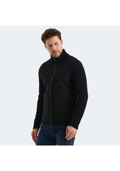 Slazenger BULLS Erkek  Siyah Mont & Kaban