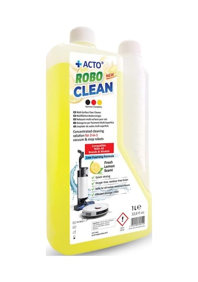 Acto Robo Clean Robot & Islak Dikey Süpürgeler İçin Konsantre Yüzey Temizleyici Tekli