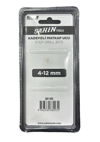 Hss Kademeli Matkap Ucu Sac Delgisi 4-12 Mm