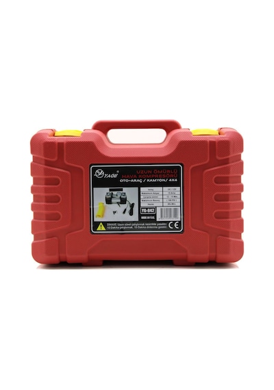 Yage Yg-842 Çift Silindirli Oto & Araç Hava Kompresörü Dc/12v 15amp 150psı