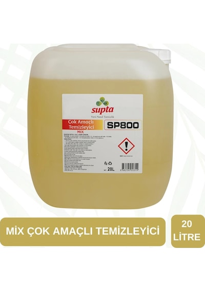 Supta Mix Sarı Güç Çok Amaçlı Temizleyici 20 L